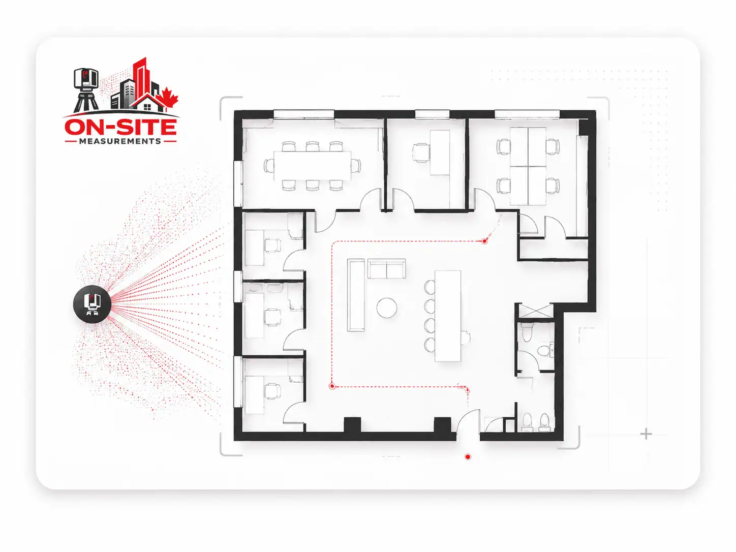 Schematic floor plans